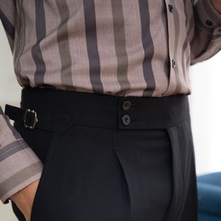 Quần âu nam cạp sidetab , D-ring