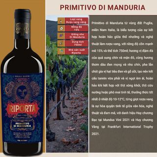 Riporta Primitivo di Manduria