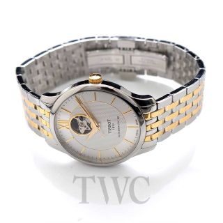 ĐỒNG HỒ NAM CƠ SIÊU CẤP TISỌT DÂY THÉP KÍNH SAPHIRE LỘ MÁY MÀU DEMI 2