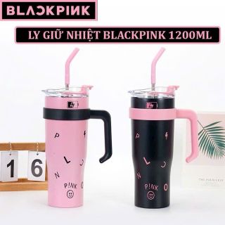 LY GIỮ NHIỆT BLACK PINK 1200ML KÈM ỐNG giá sỉ