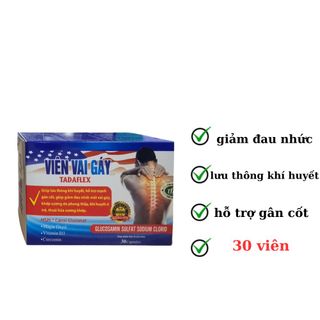 Hộp Viên Vai Gáy Tadaflex giúp hỗ trợ mạnh gân cốt bổ sung canxi ( 5 hộp x 30 viên ) giá sỉ