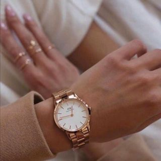ĐỒNG HỒ NAM NỮ CAO CẤP D.W ICONIC DÂY THÉP HỒNG KÈM TEM KÍCH HOẠT BẢO HÀNH ĐIỆN TỬ 1