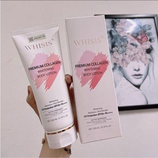 Kem Body Whisis Premium Collagen Whitening Body Lotion Dưỡng Trắng, Nâng Tone, Chống Nắng SPF50+ PA++++ 200ml giá sỉ