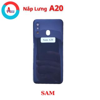 LK Nắp lưng cho sam sung A20 có kính camera mới