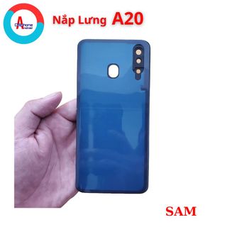 LK Nắp lưng cho sam sung A20 có kính camera mới
