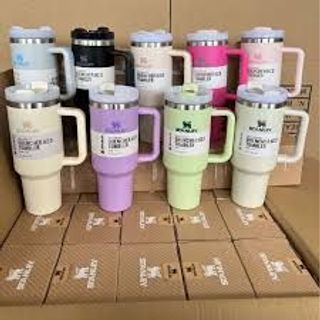 Stanley 30oz/40oz phiêu lưu quencher H2.0 Cốc có tay cầm chân không thép không gỉ cách nhiệt cốc hình xe hơi Cốc mang theo khi đi lại đá nhiệt