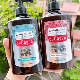 Cặp gội xả ARGANICARE COLLAGEN - Pháp giá sỉ