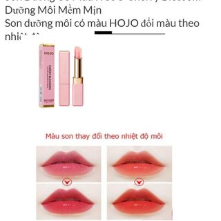 Son Dưỡng Có Màu HOJO Cherry Blossom Dưỡng Môi Mềm Mịn Son dưỡng môi có màu HOJO đổi màu theo nhiệt độ