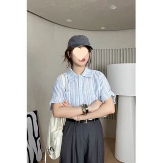 ÁO SƠ MI SỌC TAY NGẮN Chất vải Sọc thổ cẩm form dưới 55 kg