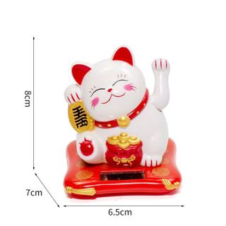 Mèo thần tài vẫy tay năng lượng mặt trời