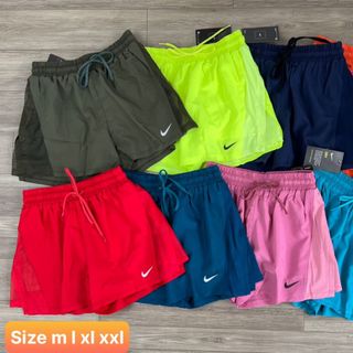 Quần đùi nữ hai lớp sịn sò Co dãn , trơn láng , thoáng mát Size : M L Xl Xxl Ri 2222 Tách nửa ri được 10 màu