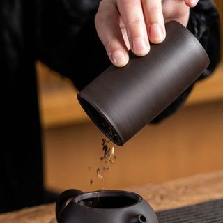 Bộ Ấm Chén Trà Tử Sa Di Động Du Lịch Gốm Tráng Men
