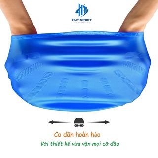 Mũ Bơi Trùm Tai Feike, Nón Bơi Nam Nữ Silicon Chống Thấm Nước Bể Bơi, Bảo Vệ Tóc Và Tai