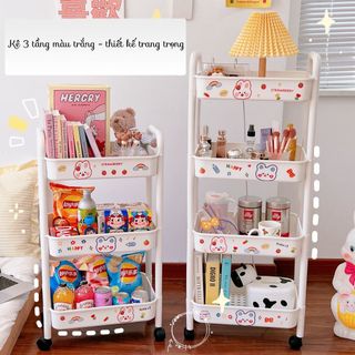 KỆ 3 TẦNG ĐA NĂNG CÓ BÁNH XE