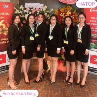 Áo vest nữ công sở tay dài cao cấp màu đen vải tuyết mưa loại 1 AVDD401