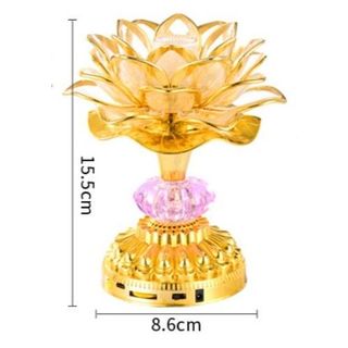 Đèn hoa sen bảy màu để bàn thờ có 59 bài Pháp hay, có HT. Tịnh Không, Thầy Pháp Hòa, Thầy Giác Khang,..
