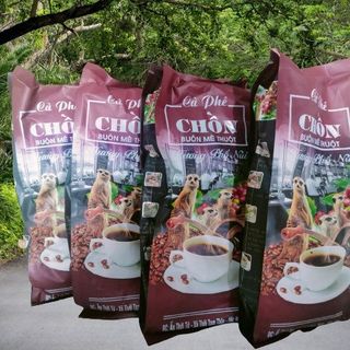 CÀ PHÊ CHỒN TÂY NGUYÊN THƠM NGON GÓI 500G - VỰA KHÔ BẾN TRE giá sỉ