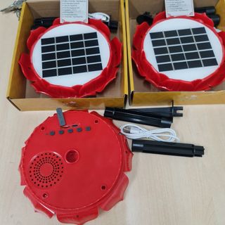 Máy niệm Phật hoa sen năng lượng mặt trời 52 bài có khe thẻ