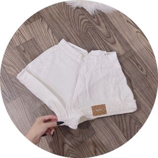 QUẦN SORT NỮ XOÈ LẬT LAI MAY MẠC LÔGÔ NHUYQSJ01 - NHƯ Ý BOUTIQUE