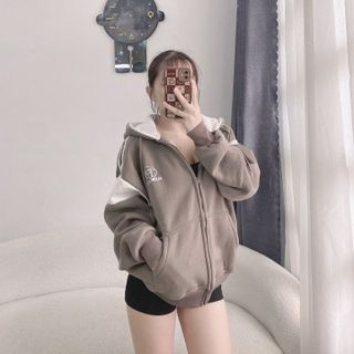 ÁO KHOÁC NỈ THÊU FORM RỘNG - NHƯ Ý BOUTIQUE
