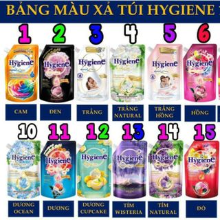 Nước xả vải Hygiene Túi 1100ml - 1300ml tùy mẫu giá sỉ