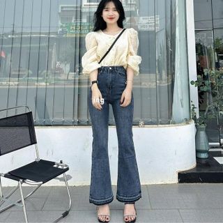 QUẦN JEAN NỮ LOE DÀI THÁO LAI - NHƯ Ý BOUTIQUE giá sỉ