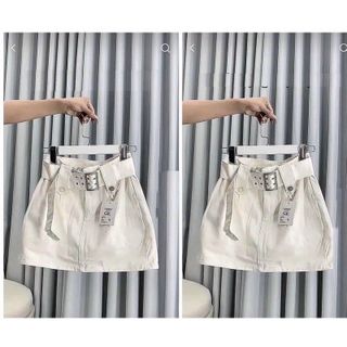 CHÂN VÁY KAKI KÈM NỊT CÓ QUẦN TRONG - NHƯ Ý BOUTIQUE