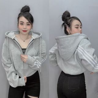 ÁO KHOÁC NỈ NGOẠI PHỐI SỌC TAY- NHƯ Ý BOUTIQUE