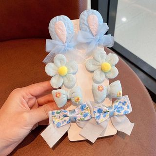 VĨ 8 KẸP MÁI TAI THỎ MẪU NƠ MS1041