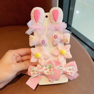 VĨ 8 KẸP MÁI TAI THỎ MẪU NƠ MS1041