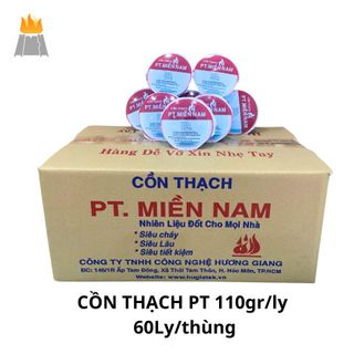 Cồn thạch PT Miền nam 110gr/ly - Thùng 60 ly giá sỉ