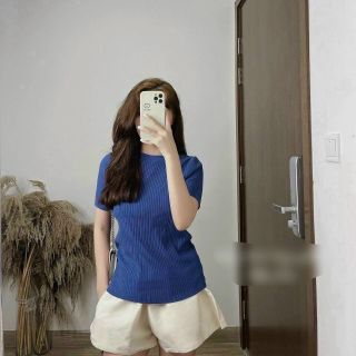 ÁO THUN GÂN TAY NGẮN CỔ TRÒN - NHƯ Ý BOUTIQUE