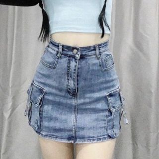 VÁY JEAN QUẦN TÚI HỘP KIỂU - NHƯ Ý BOUTIQUE