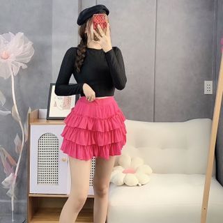 CHÂN VÁY TẦNG CÓ QUẦN TRONG - NHƯ Ý BOUTIQUE