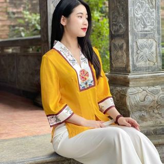 BỘ ĐỒ LAM ĐI CHÙA LA HÁN NHUYDL05- NHƯ Ý BOUTIQUE giá sỉ