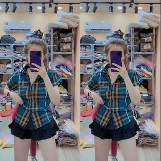 ÁO SƠ MI SỌC TAY NGẮN - NHƯ Ý BOUTIQUE