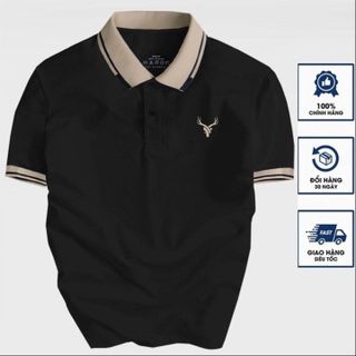 ÁO THUN POLO CỔ THÊU LOGO SỪNG HƯƠU THUN COTTON CO GIÃN 4 CHIỀU - NHƯ Ý BOUTIQUE