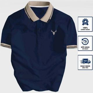 ÁO THUN POLO CỔ THÊU LOGO SỪNG HƯƠU THUN COTTON CO GIÃN 4 CHIỀU - NHƯ Ý BOUTIQUE
