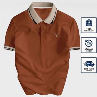ÁO THUN POLO CỔ THÊU LOGO SỪNG HƯƠU THUN COTTON CO GIÃN 4 CHIỀU - NHƯ Ý BOUTIQUE