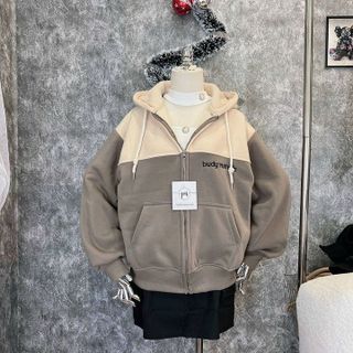 ÁO KHOÁC HOODIE NỈ FORM DÀI RỘNG - NHƯ Ý BOUTIQUE