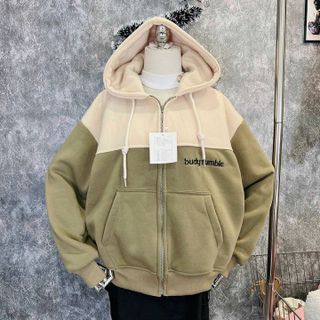 ÁO KHOÁC HOODIE NỈ FORM DÀI RỘNG - NHƯ Ý BOUTIQUE