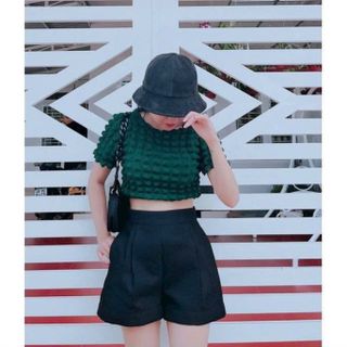 QUẦN SORT NỮ VẢI SỐP SỚ GỖ- NHƯ Ý BOUTIQUE