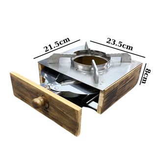 Bếp Cồn Ngăn Kéo Bọc Gỗ Cao Cấp Hương Giang