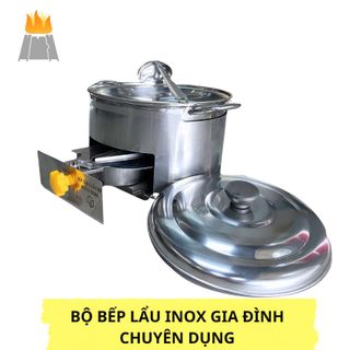 Nồi Lẩu 24 Kèm Bếp Cồn Chắn Gió Chuyên Dụng Hương Giang