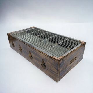 Bếp nướng than BBQ kiểu Nhật dành cho 4 người, hình chữ nhật 22x44cm