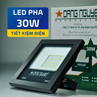 [Led Pha Siêu Sáng] Sử dụng chip Led cao cấp, công suất 30W, thiết kế khung nhôm đúc bền bỉ giá sỉ