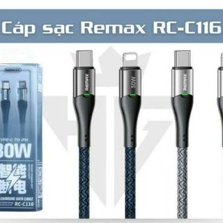 CÁP SẠC TỰ NGẮT REMAX RCC116 TYPEC TO IPHONE giá sỉ