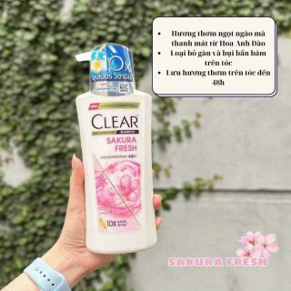 Dầu gội Clear Thái 390ml - 400ml tùy mẫu