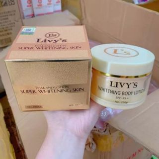 Kem Dưỡng Trắng Body LIVY chính hãng Thái Lan Vàng 250gr BODY LIVYS giá sỉ