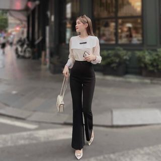 QUẦN TÂY NỮ ỐNG LOE NHUYQT01 - NHƯ Ý BOUTIQUE